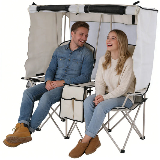 EL ZERIVA™ - Ultimate Camping Comfort Chair: Ergonomic Heavy-Duty Design for Outdoor Relaxation